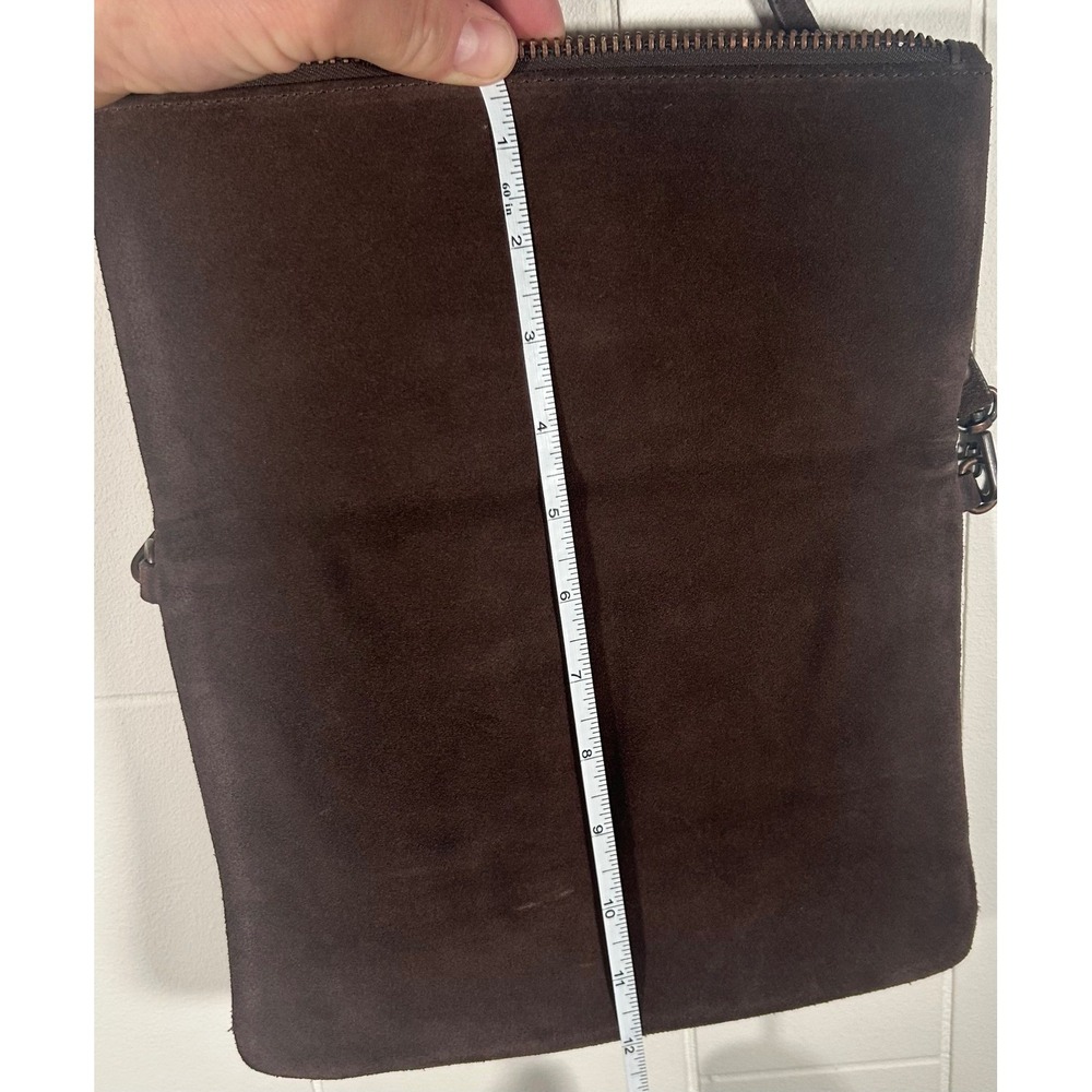 Pendleton Wool Leather Crossbody Bag Steer Skull Southwestern Foldover Clutch - Picture 5 of 10